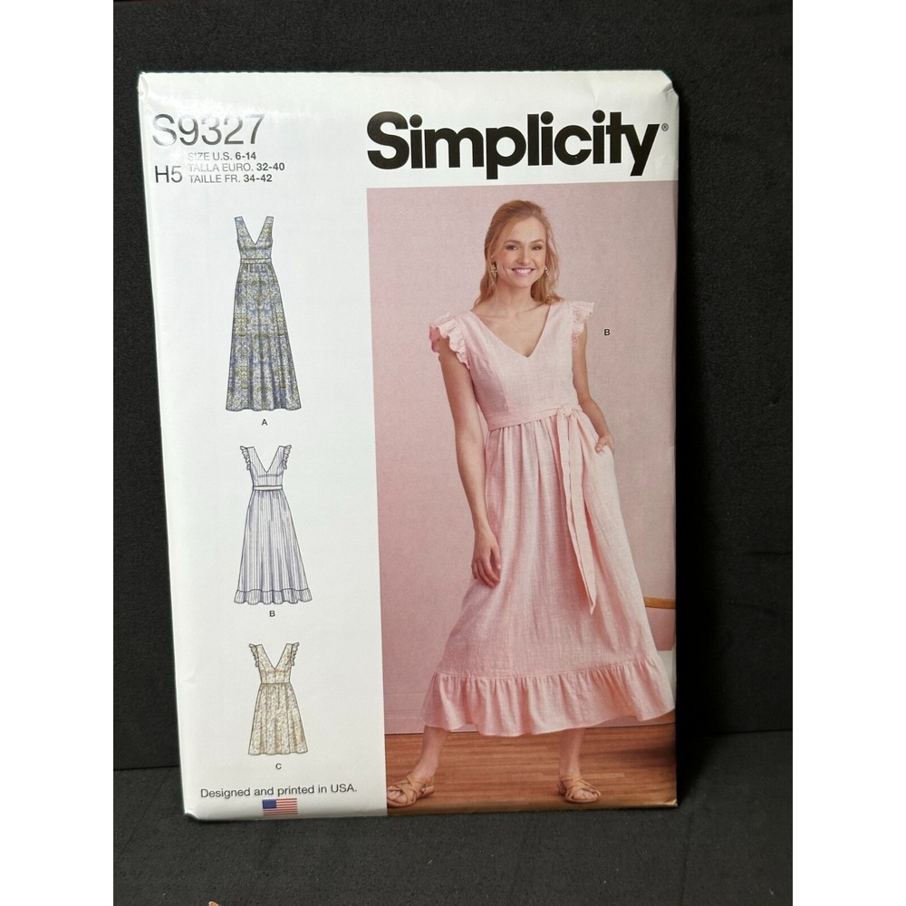 Simplicity MISSES' DRESSES (S9327) Size U.S. (6 - 14)